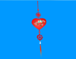 左右摇摆的中国结flash素材