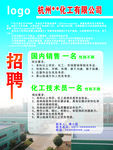 化工招聘海报