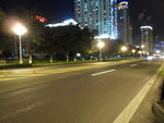 城市夜景马路