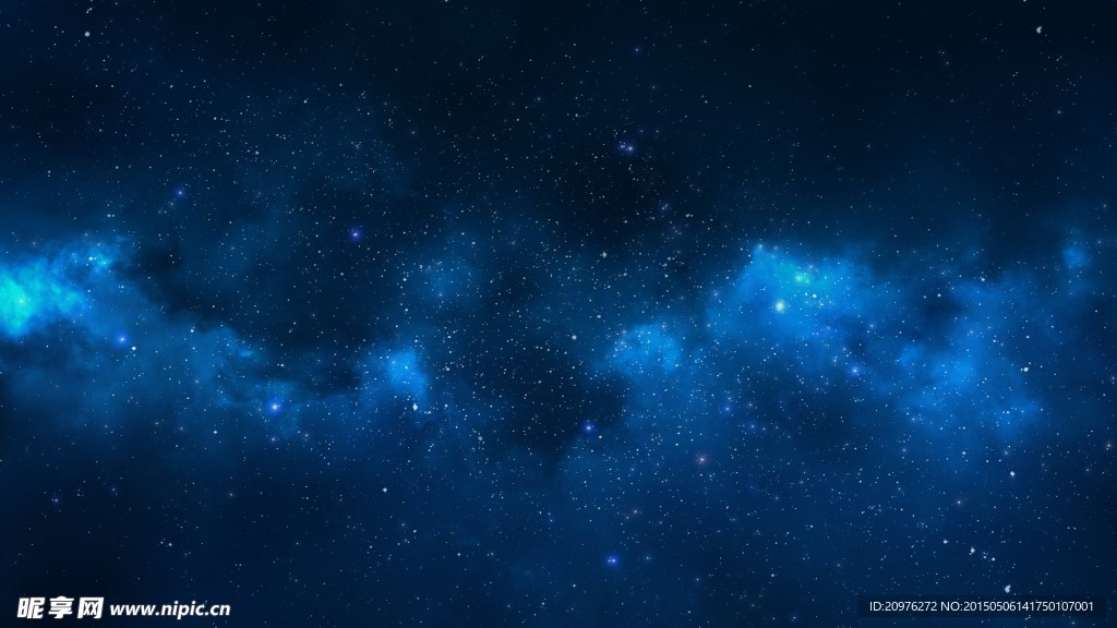 蓝色夜空