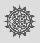 太阳花纹