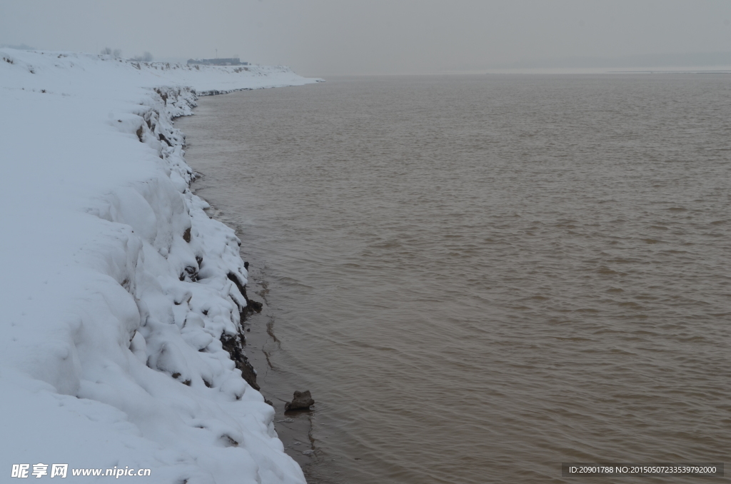 济南 黄河 雪景