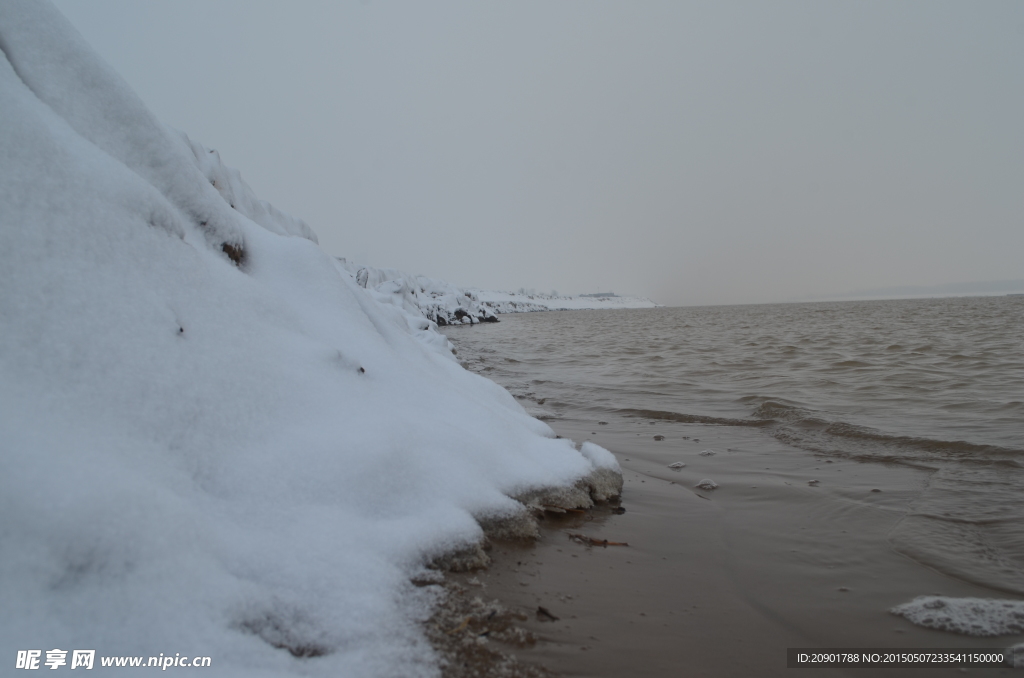 济南 黄河 雪景