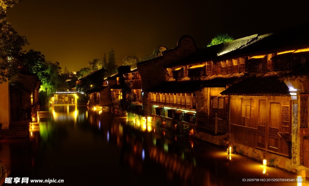 乌镇西栅夜景