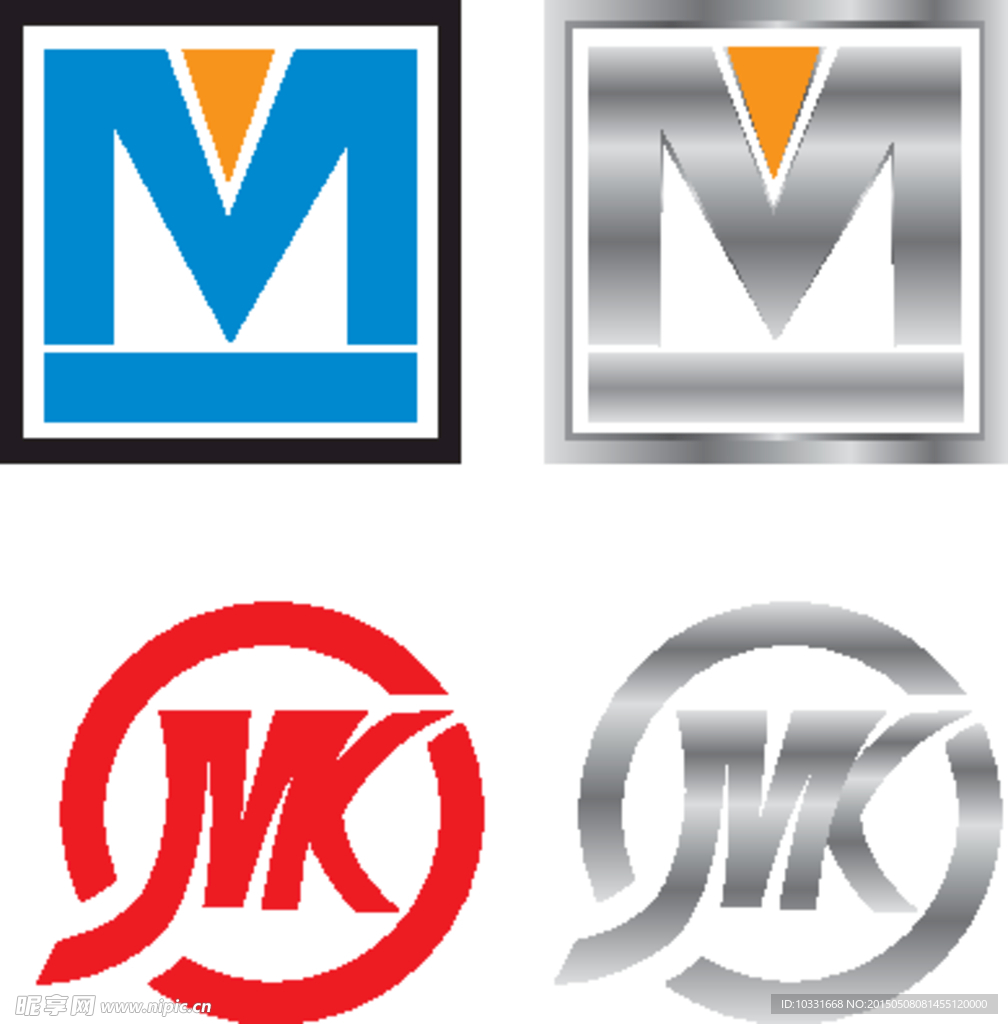 M金属LOGO