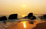 海上夕阳
