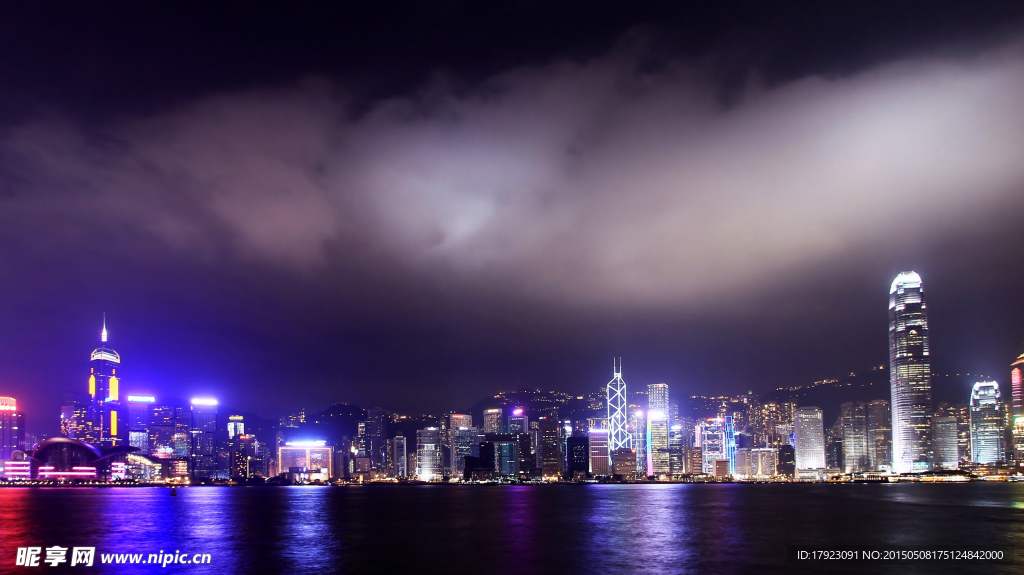 香江夜景