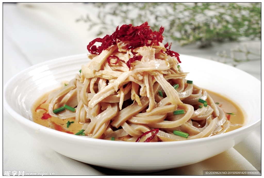 鸡丝牛面