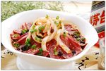 面皮拌牛肉