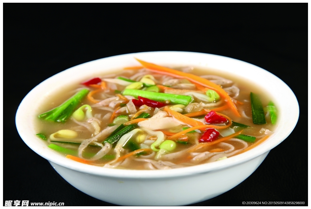 炝锅绿豆面