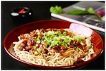 咸肉杭茄干拌面