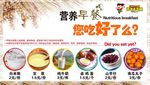 海报   早餐    营养