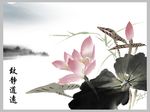 荷花装饰画