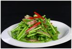 腊肉炒野芦蒿