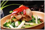 腊肉炒蒜苗