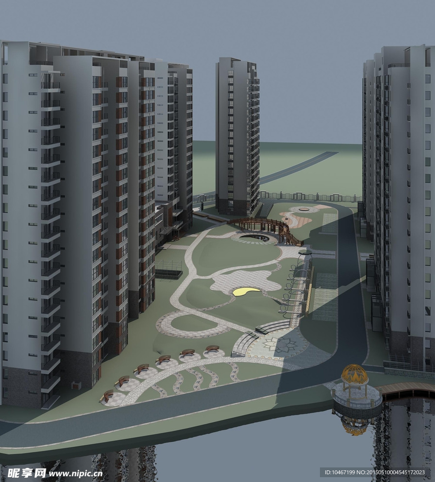 3D住宅模型
