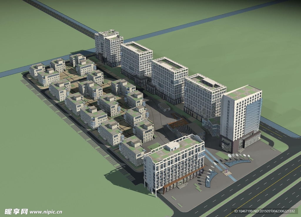 3D 建筑 模型