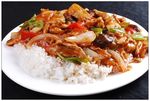 鲍汁鸡柳扒饭