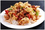 菜花烧肉扒饭