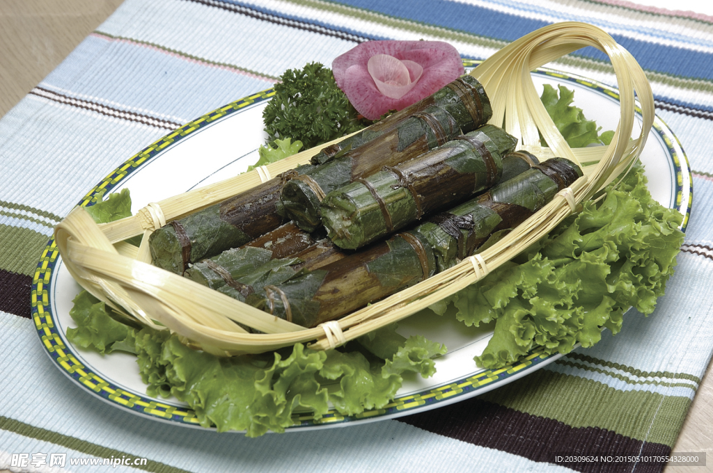 竹筒饭打