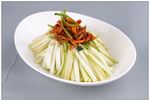 野白菜杆炒肉丝