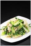 青菜炒信阳豆荕