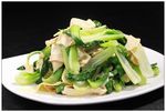 青菜炒信阳豆筋