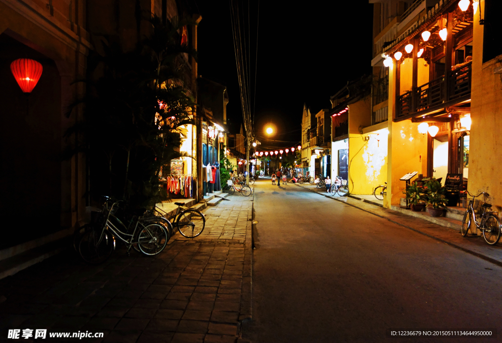 小镇夜景