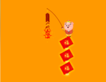 小猪放鞭炮flash动画素材