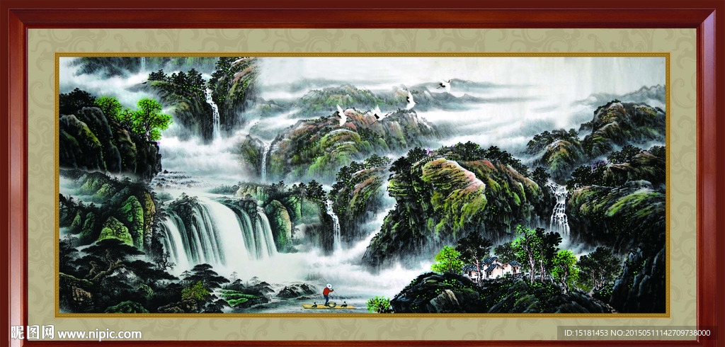 山水国画