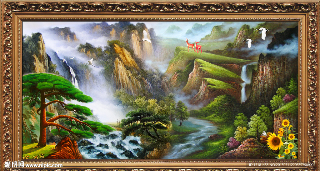 油画风景