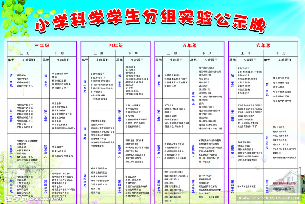 展板  学校 公示栏 学科