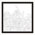 荷花装饰画