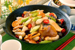 干锅杂菌