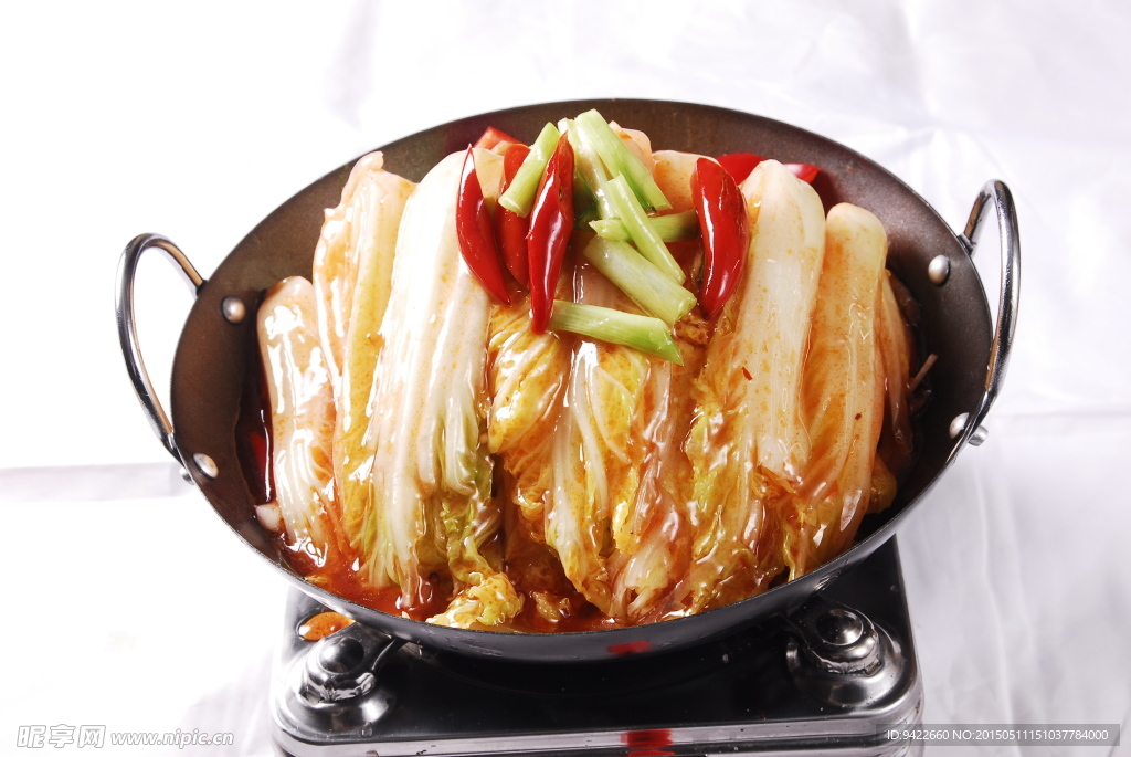干锅娃娃菜盘