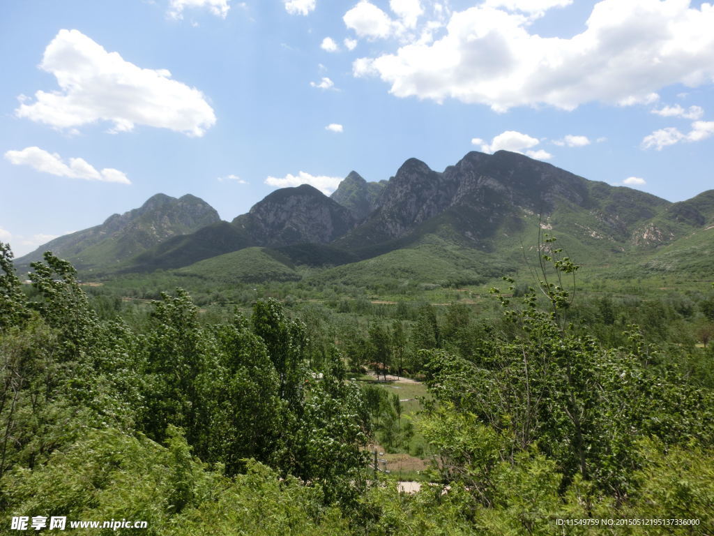 少室山初夏风景