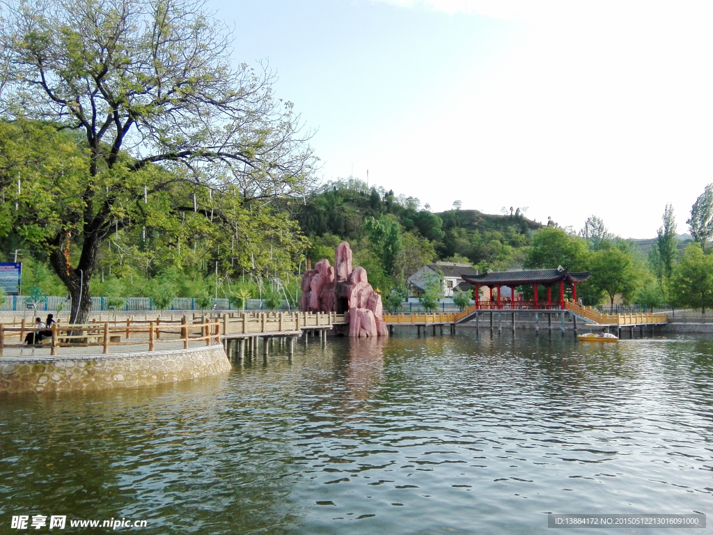 自然风景 湖面