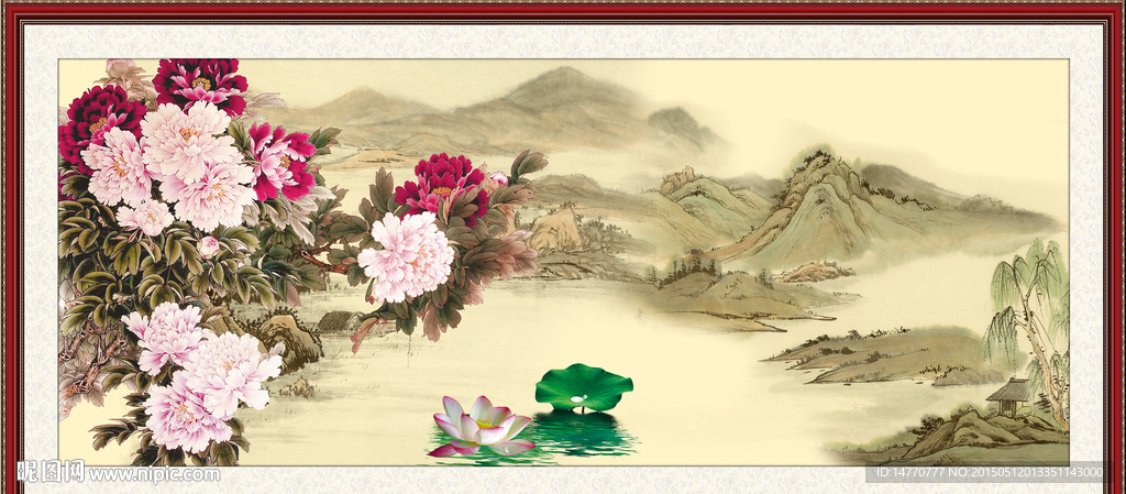 国画牡丹