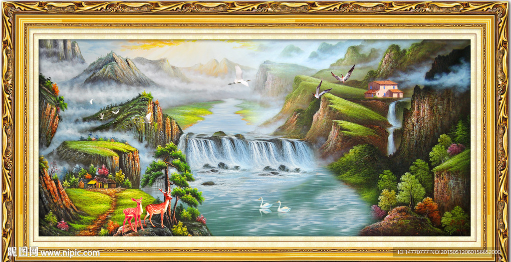 油画风景