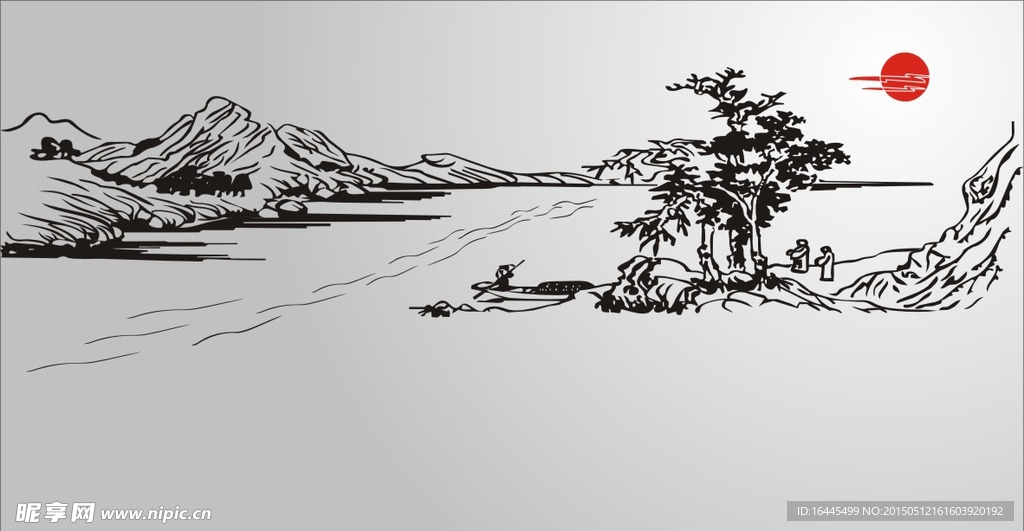 山水画