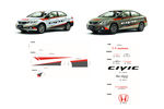 2015CIVIC车身拉花