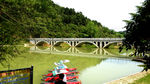 旅游景区 桥 长河