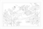 荷花装饰画