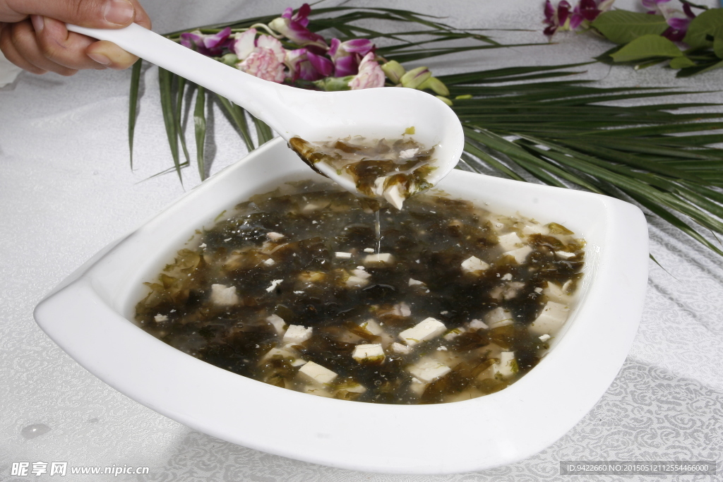 紫菜肉碎汤