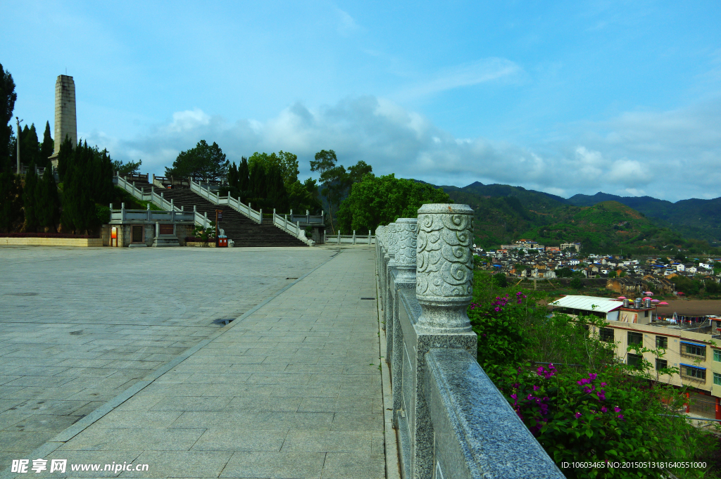 中国山水 三河坝战役馆