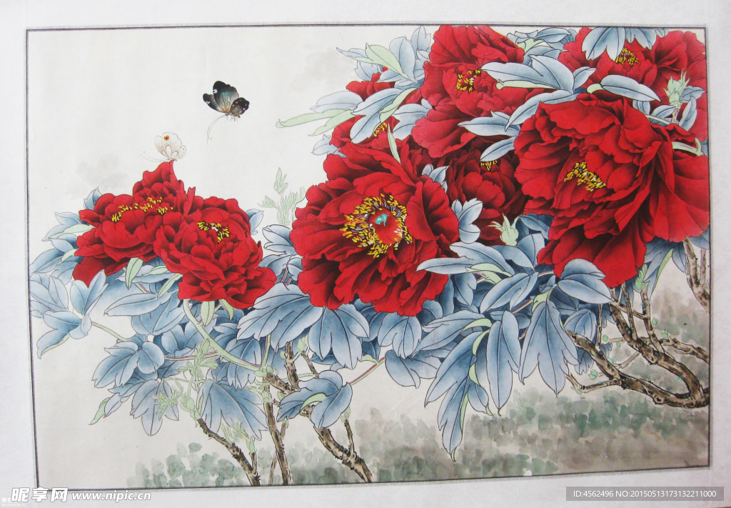 牡丹国画