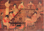 古代名画宫乐图
