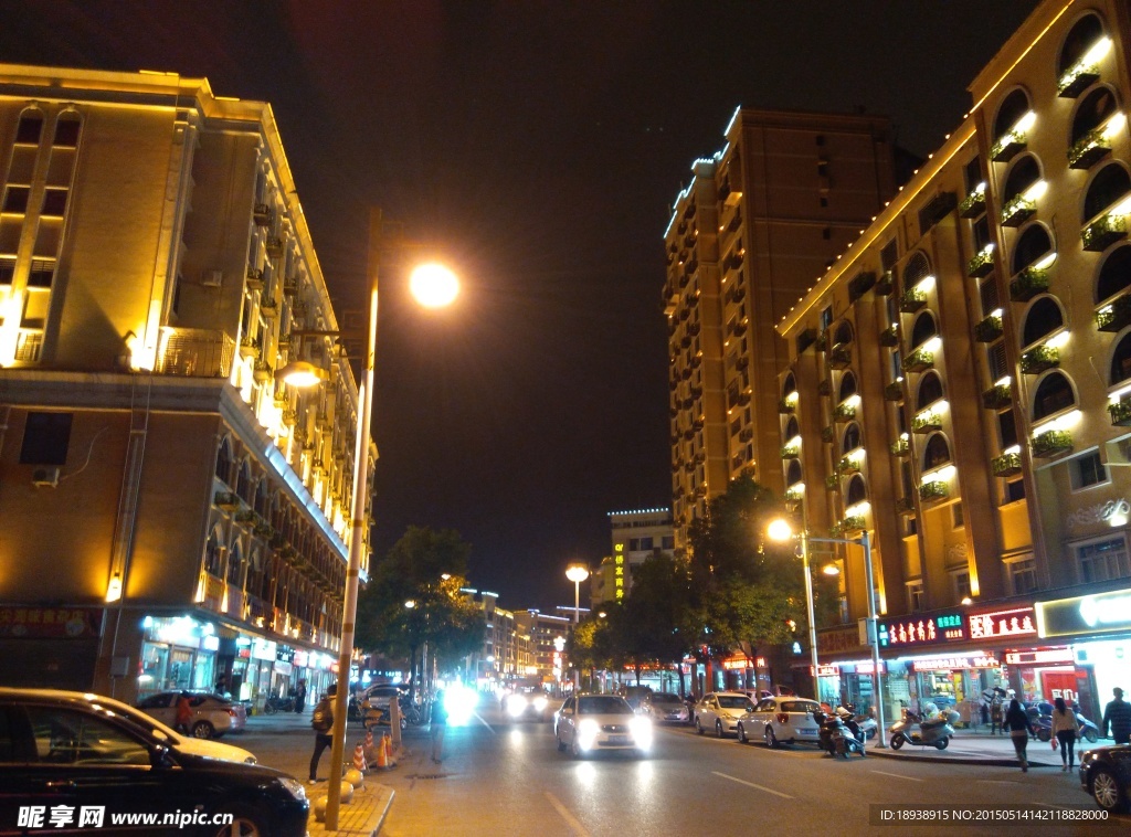 夜晚的城市