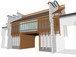 仿古入口建筑