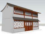 仿古商铺建筑